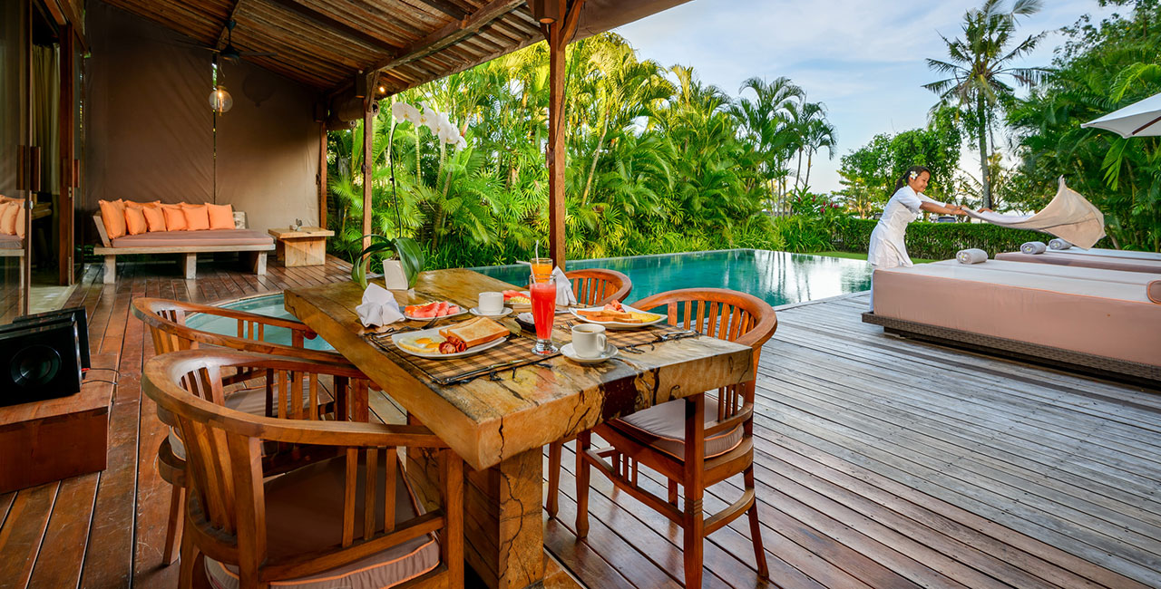 Villa Cantik pool view