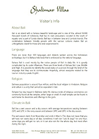 Download Visitor´s Info